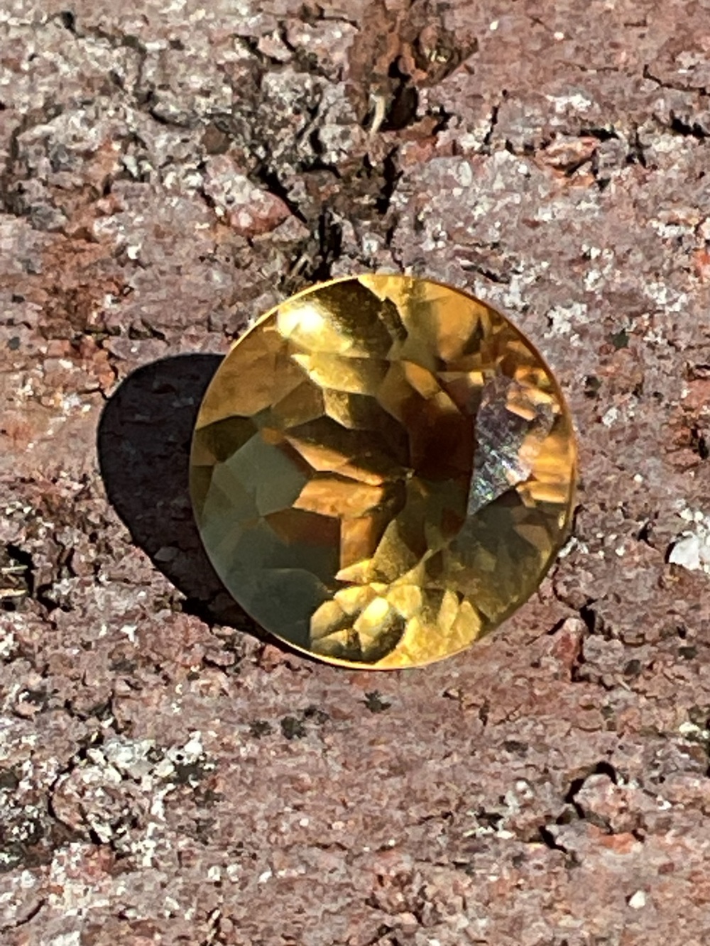Classic Cut Yellow Topaz Loose Gem